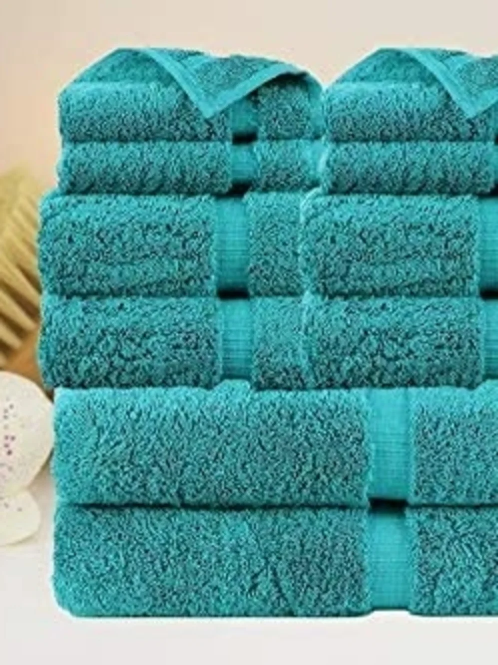 Ultra-Soft 10 Piece Towel Set Many Colors Bath Towel Set - Plush Absorbent Towel